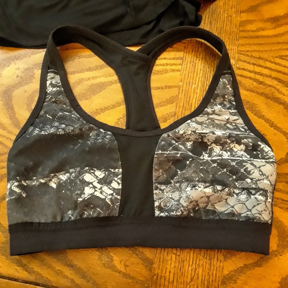 The North Face Black Sports Bra Sz. Small